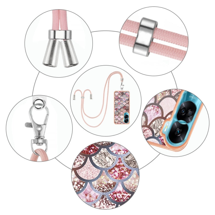Electroplating IMD TPU Phone Case with Lanyard
