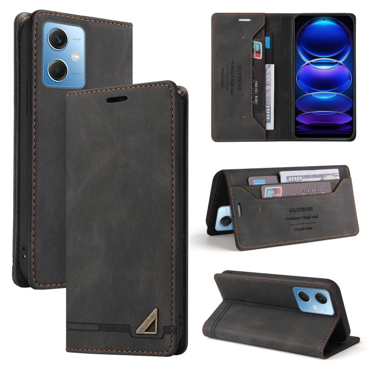 Skin Feel Anti-theft Brush Horizontal Flip Leather Case with Holder
