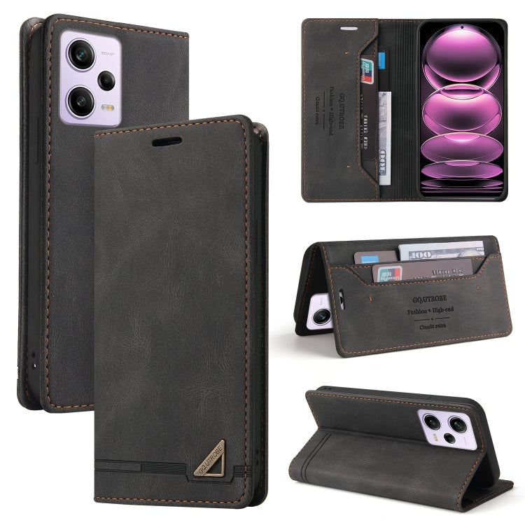 Skin Feel Anti-theft Brush Horizontal Flip Leather Case with Holder