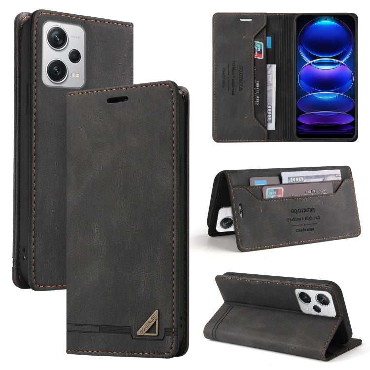 Skin Feel Anti-theft Brush Horizontal Flip Leather Case with Holder