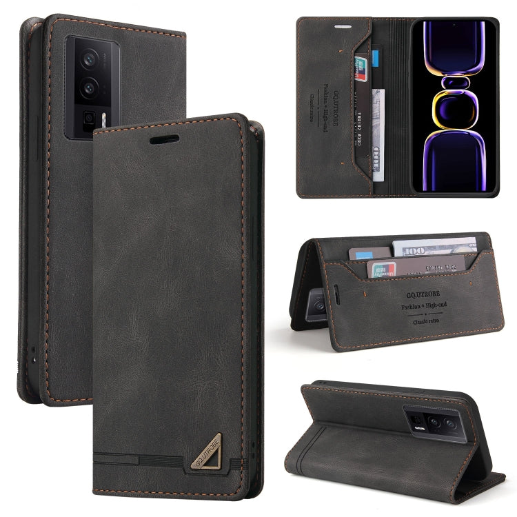 Skin Feel Anti-theft Brush Horizontal Flip Leather Case with Holder