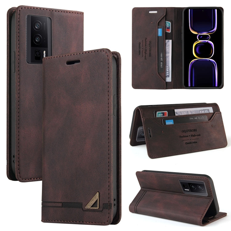 Skin Feel Anti-theft Brush Horizontal Flip Leather Case with Holder