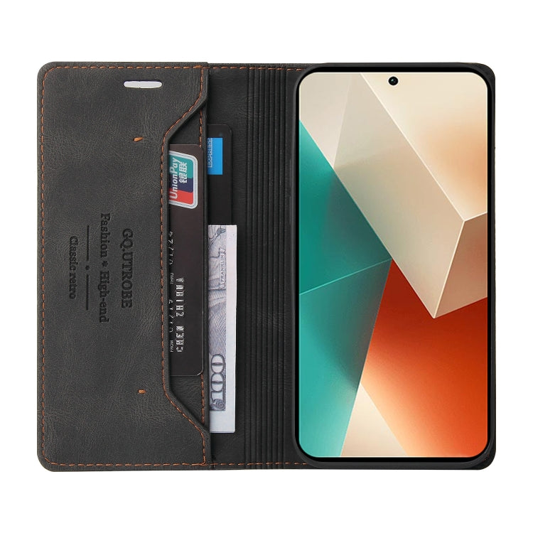 Skin Feel Anti-theft Brush Horizontal Flip Leather Case with Holder