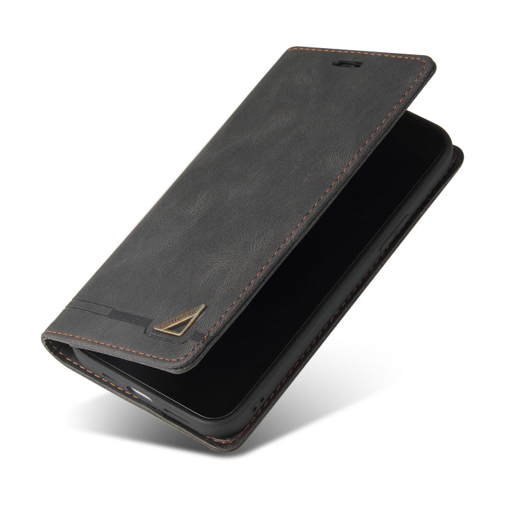 Skin Feel Anti-theft Brush Horizontal Flip Leather Case with Holder