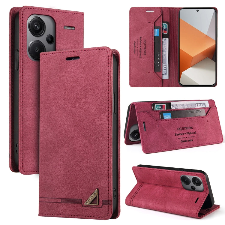 Skin Feel Anti-theft Brush Horizontal Flip Leather Case with Holder
