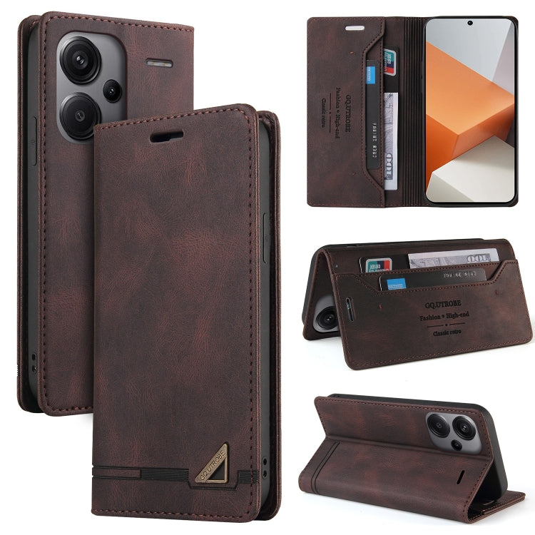 Skin Feel Anti-theft Brush Horizontal Flip Leather Case with Holder