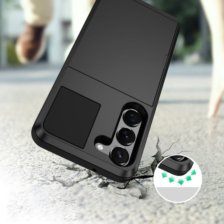 Multifunction Armor Slide Card Slot Phone Case