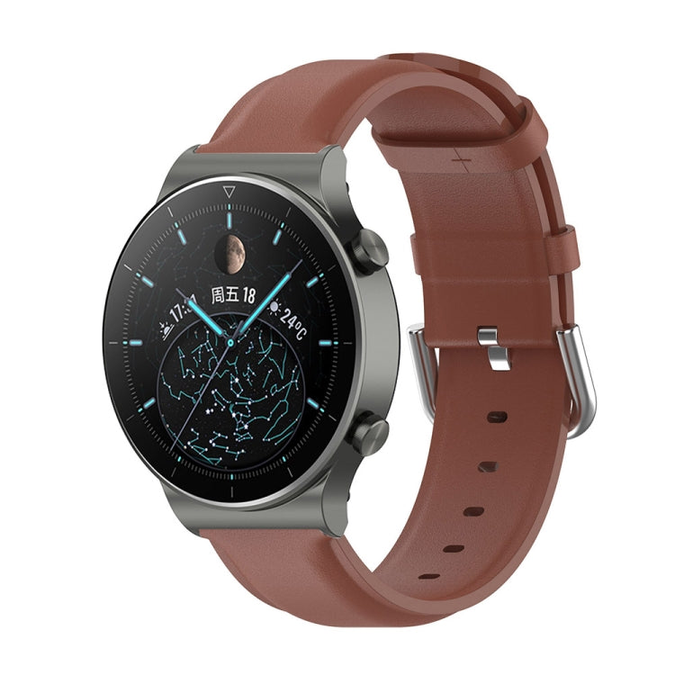 Round Tail Leather Watch Band