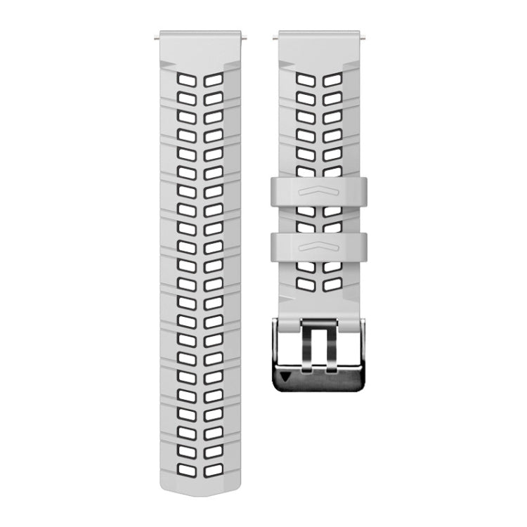 22mm Double-row Hole Two-color Silicone Watch Band