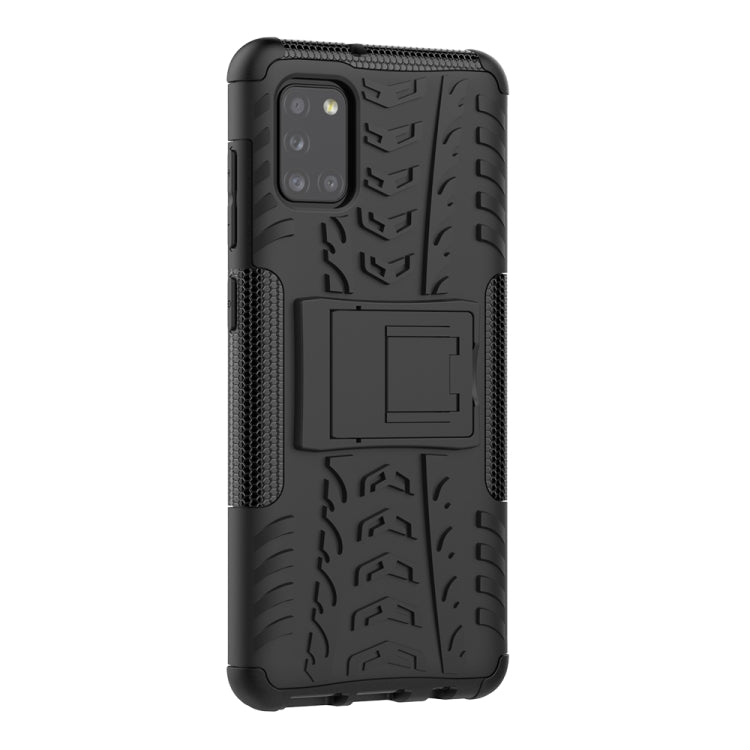 Tire Texture Shockproof TPU+PC Protective Case,with Holder
