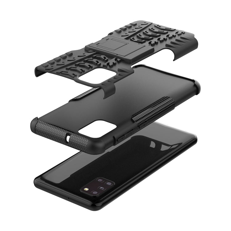Tire Texture Shockproof TPU+PC Protective Case,with Holder