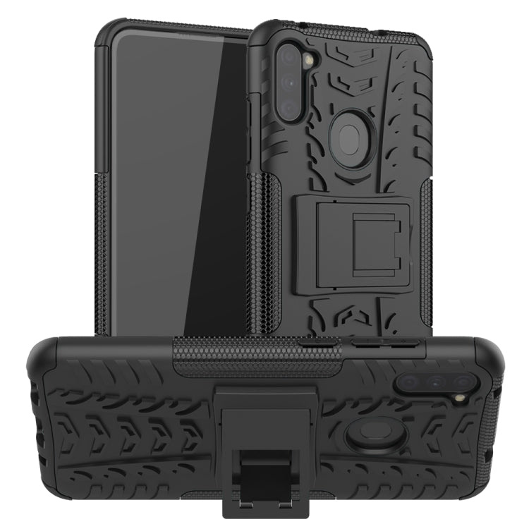 Tire Texture Shockproof TPU+PC Protective Case,with Holder