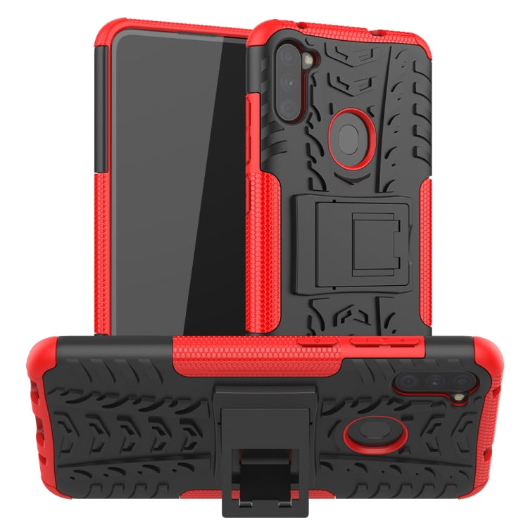 Tire Texture Shockproof TPU+PC Protective Case,with Holder