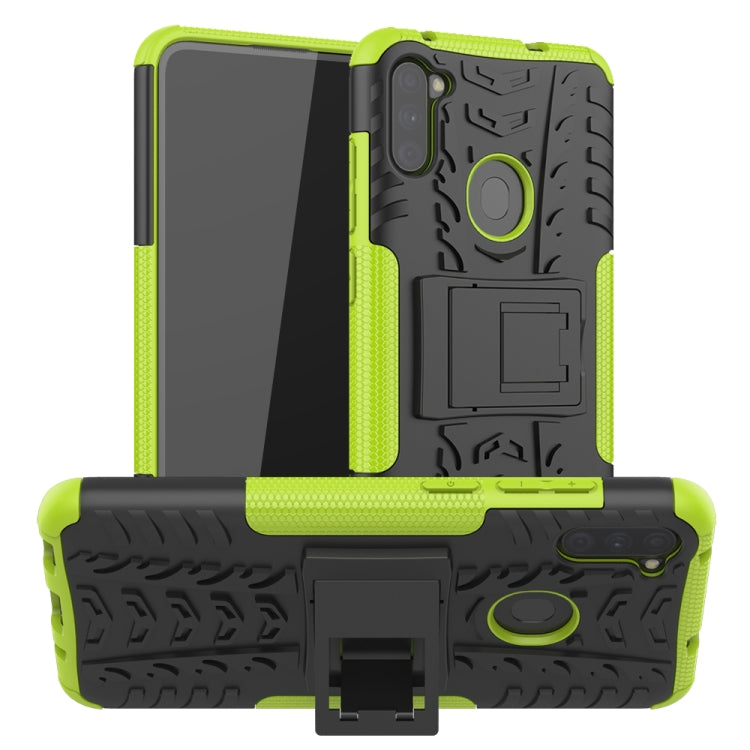 Tire Texture Shockproof TPU+PC Protective Case,with Holder