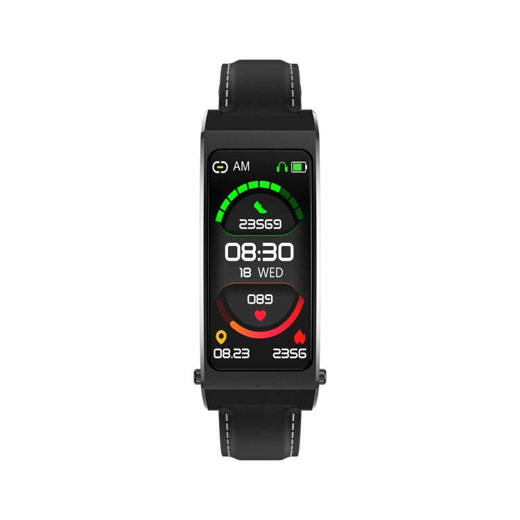 K13S 1.14 inch TFT Screen Leather Strap Smart Calling Bracelet Supports Sleep Management/Blood Oxygen Monitoring