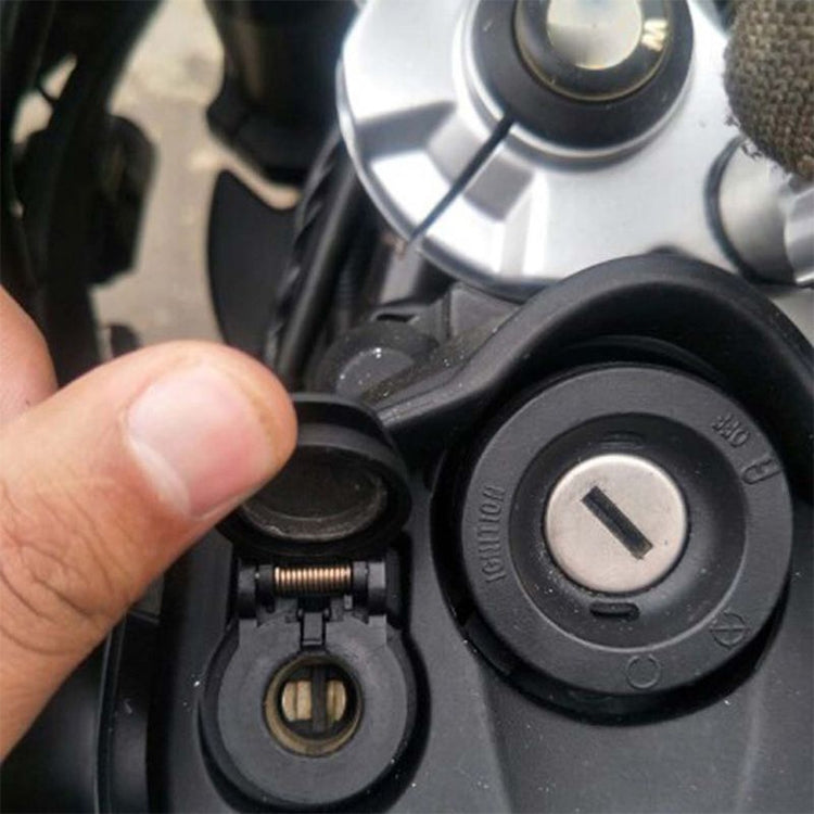 German EU Plug Special Motorcycle Elbow Charger Dual USB Voltmeter 4.2A Charger