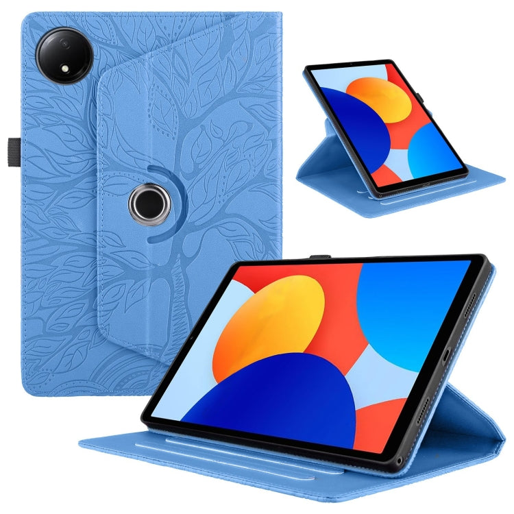 Tree Life Embossed Rotation Leather Tablet Case