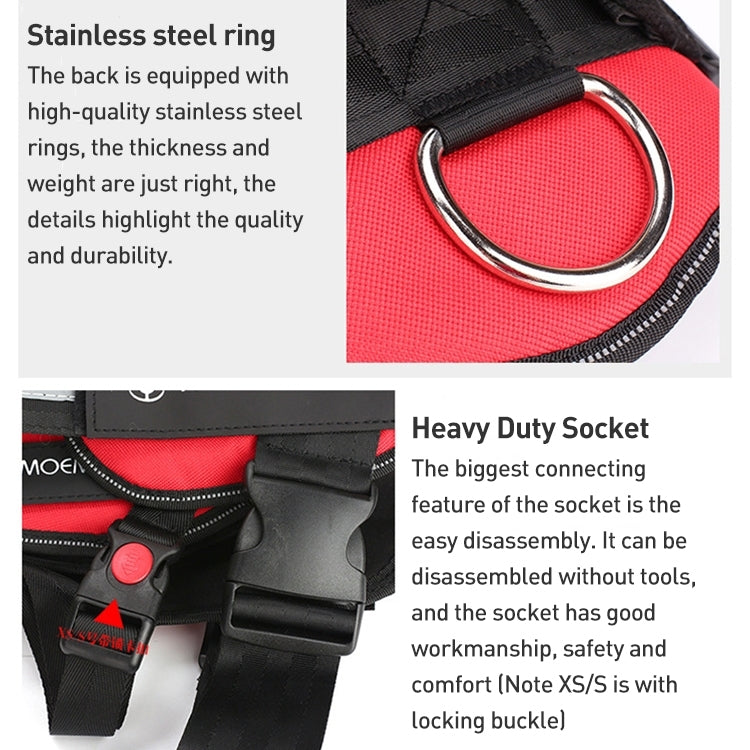 Pet Dog Anti Sprint Oxford Cloth K9 Chest Strap Traction Rope Strap