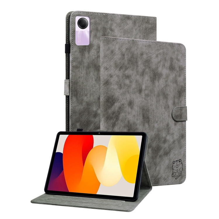 Tiger Pattern Flip Leather Tablet Case