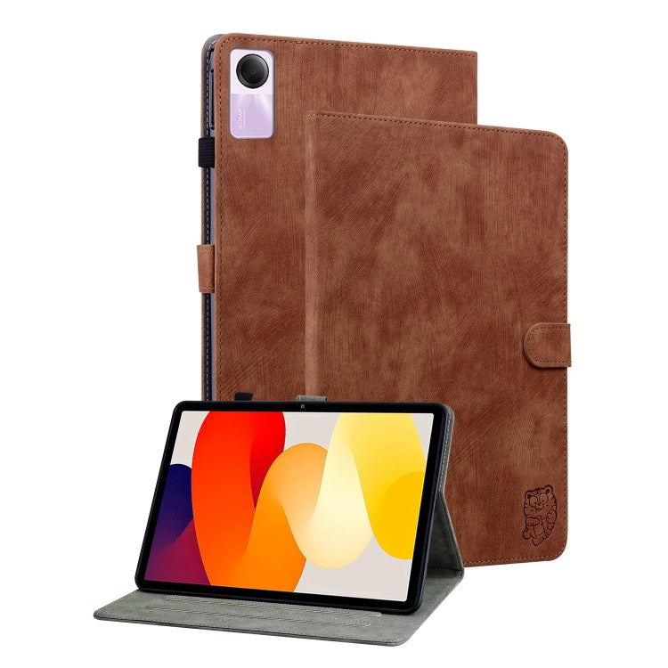 Tiger Pattern Flip Leather Tablet Case