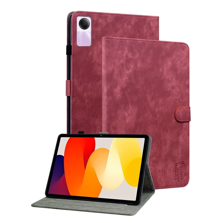 Tiger Pattern Flip Leather Tablet Case