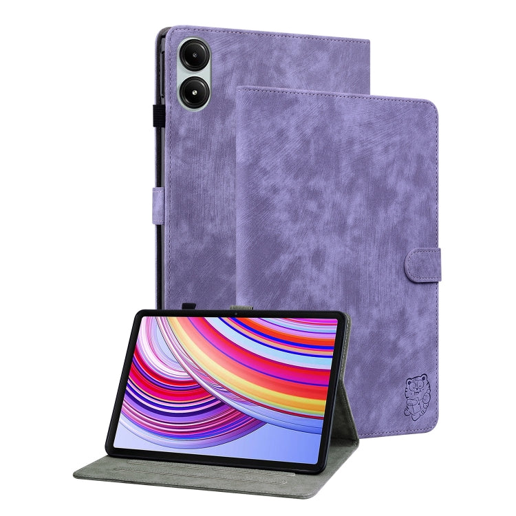 Tiger Pattern Flip Leather Tablet Case