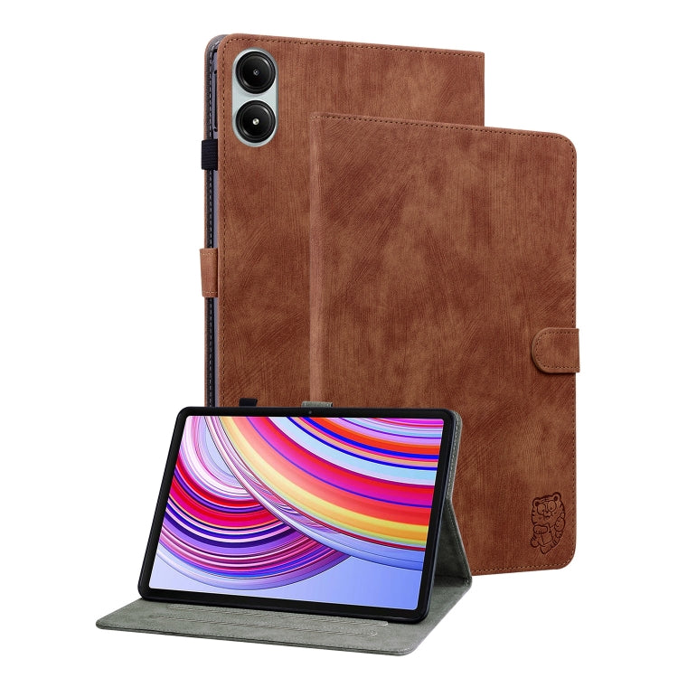 Tiger Pattern Flip Leather Tablet Case