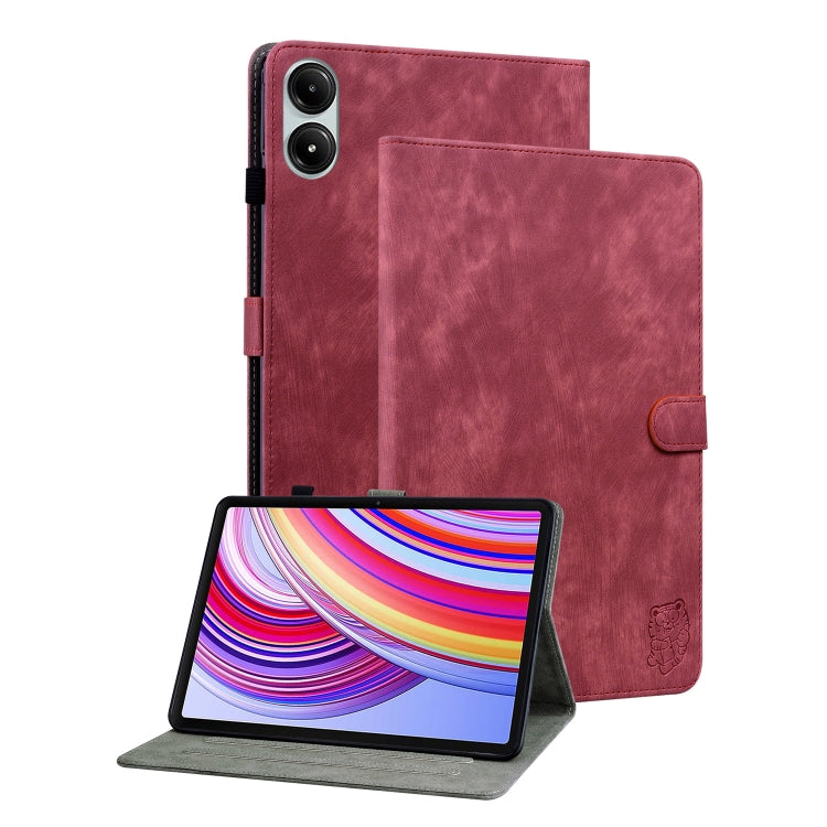 Tiger Pattern Flip Leather Tablet Case