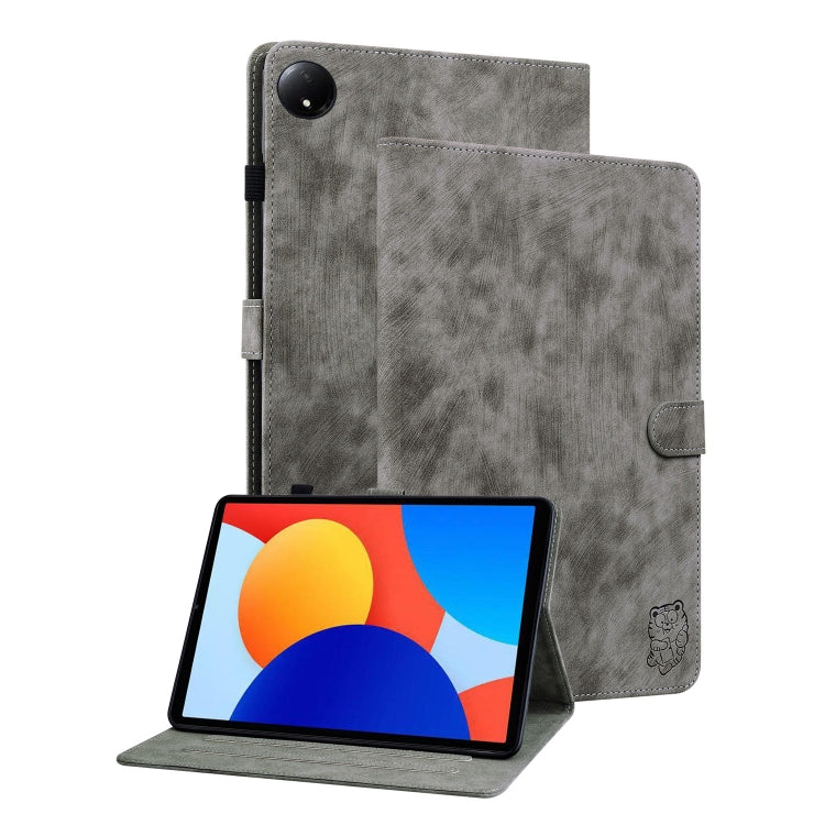 Tiger Pattern Flip Leather Tablet Case