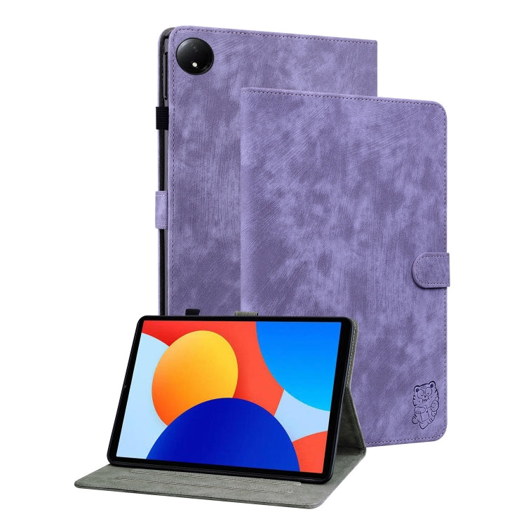 Tiger Pattern Flip Leather Tablet Case