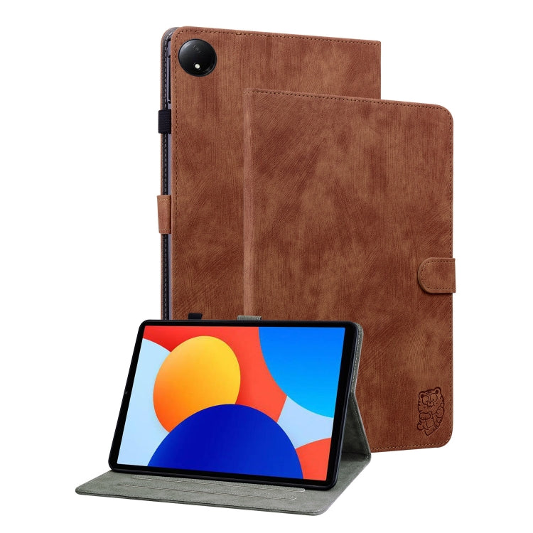 Tiger Pattern Flip Leather Tablet Case