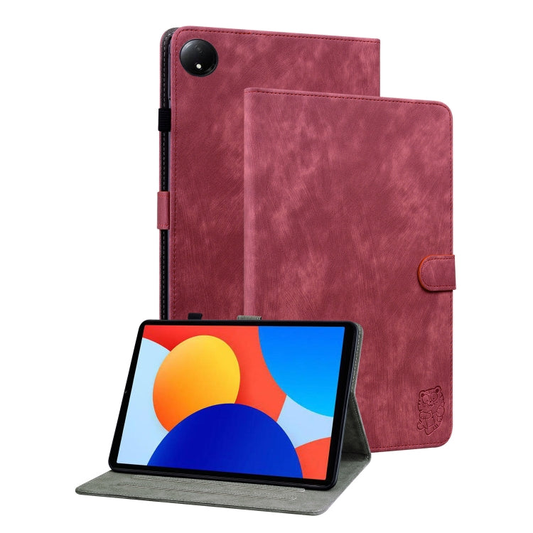 Tiger Pattern Flip Leather Tablet Case