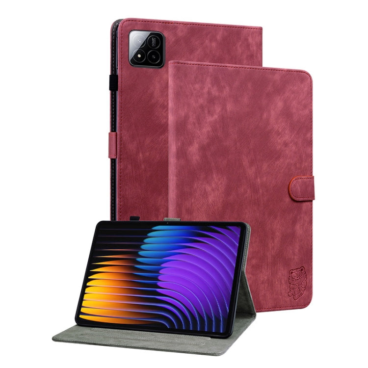 Tiger Pattern Flip Leather Tablet Case