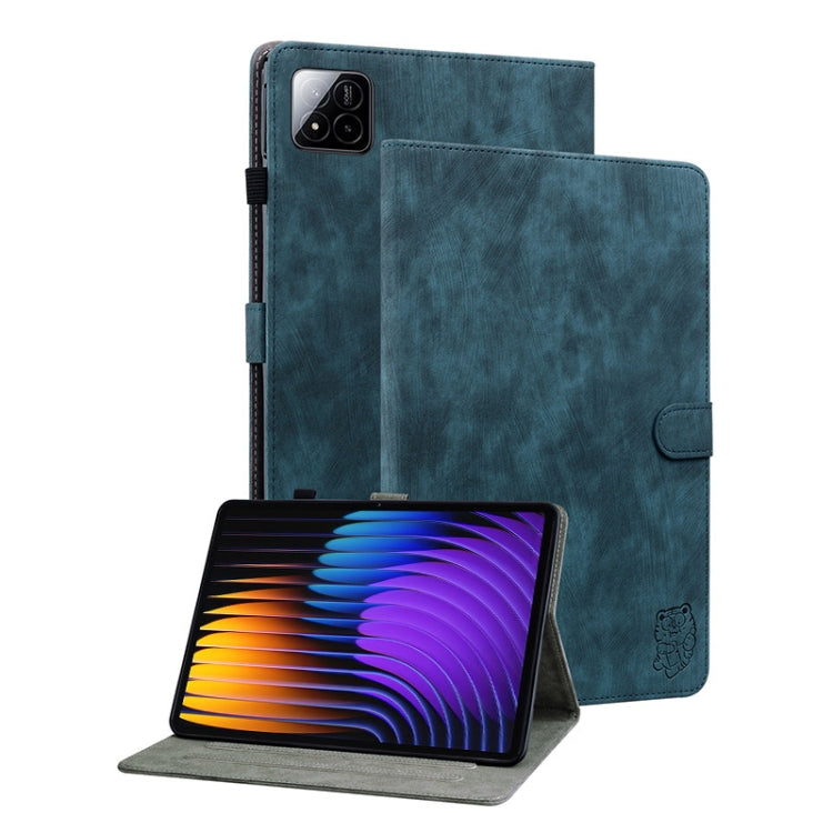 Tiger Pattern Flip Leather Tablet Case