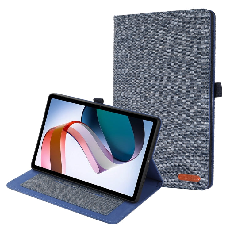 Fabric Texture Horizontal Flip Leather Tablet Case