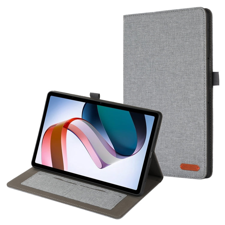 Fabric Texture Horizontal Flip Leather Tablet Case