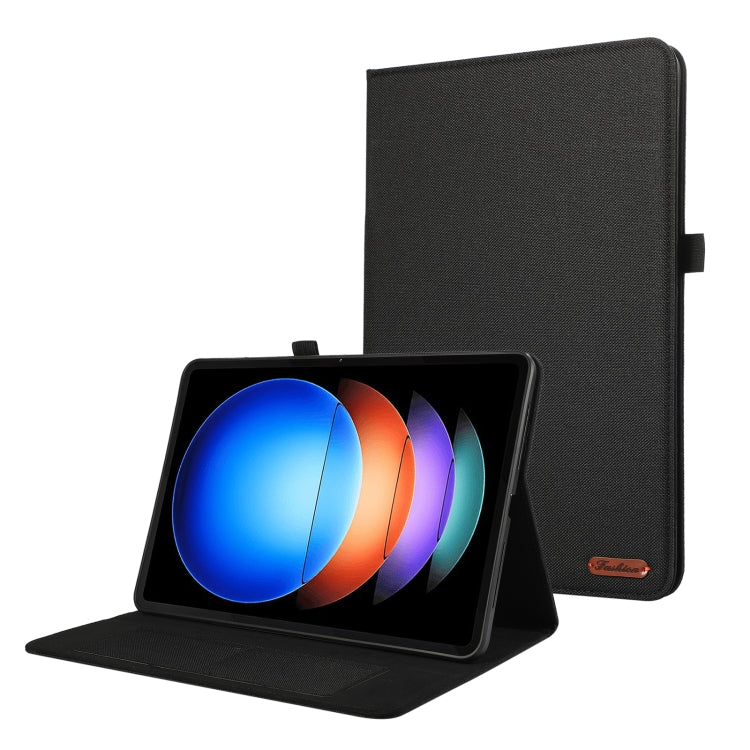 Fabric Texture Horizontal Flip Leather Tablet Case