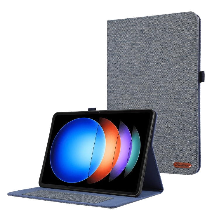 Fabric Texture Horizontal Flip Leather Tablet Case