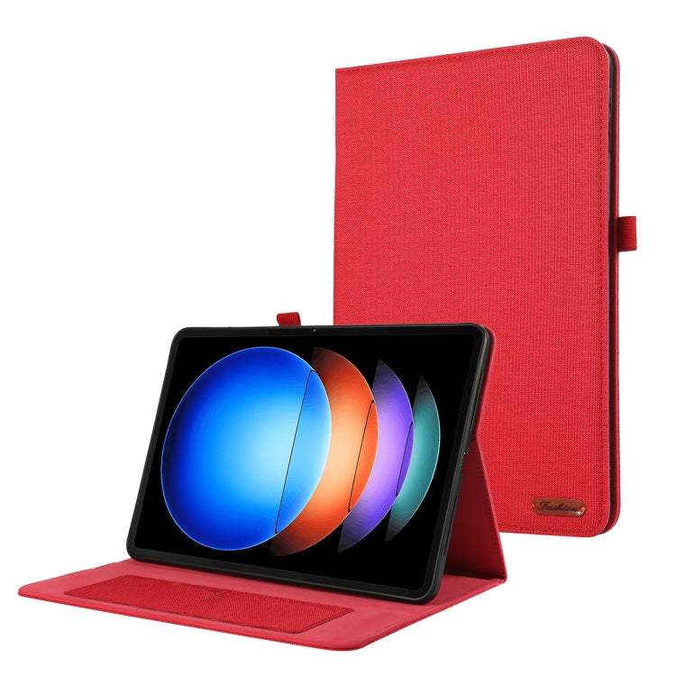 Fabric Texture Horizontal Flip Leather Tablet Case
