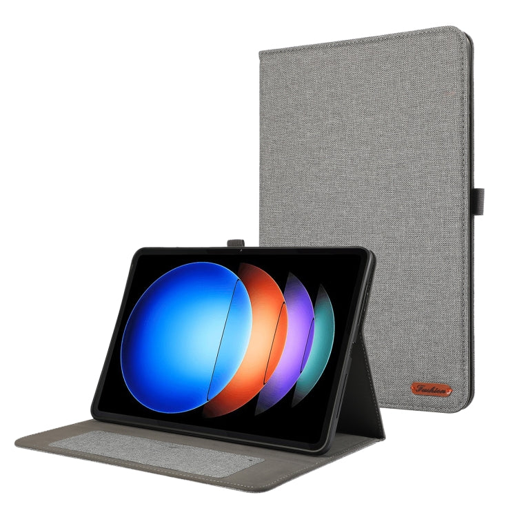 Fabric Texture Horizontal Flip Leather Tablet Case