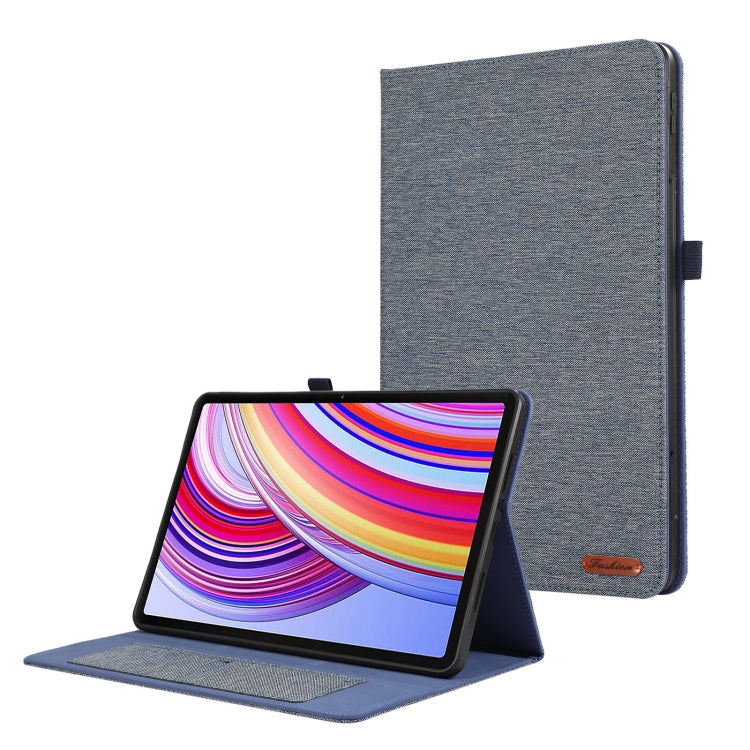 Fabric Texture Horizontal Flip Leather Tablet Case