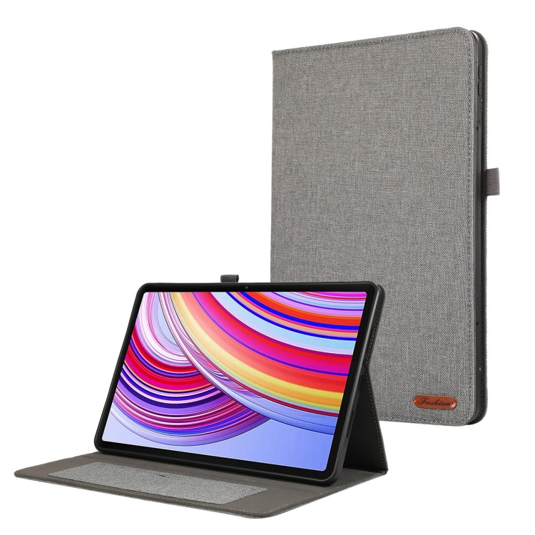 Fabric Texture Horizontal Flip Leather Tablet Case