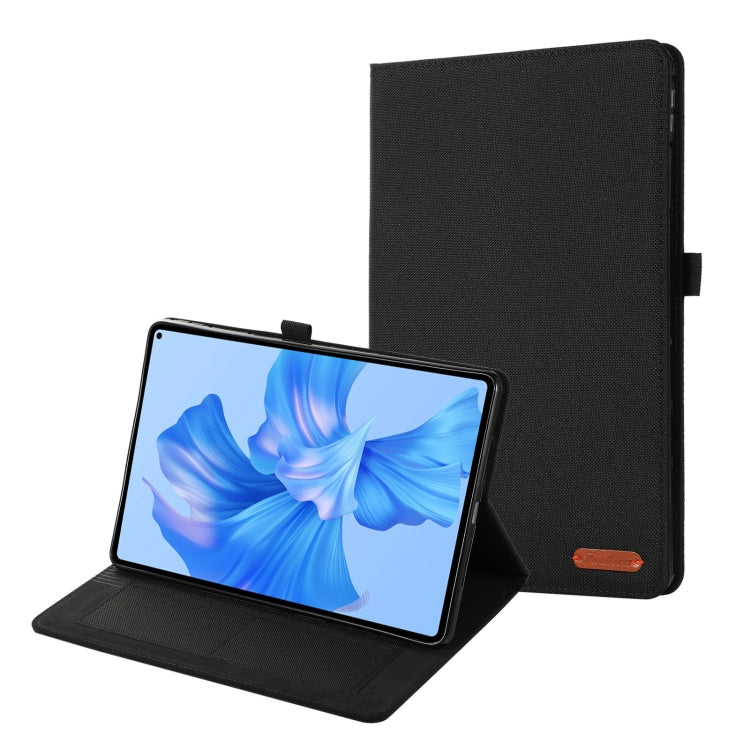 Fabric Texture Horizontal Flip Leather Tablet Case
