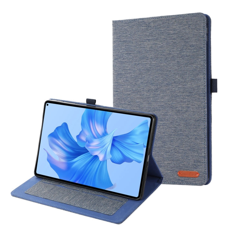 Fabric Texture Horizontal Flip Leather Tablet Case