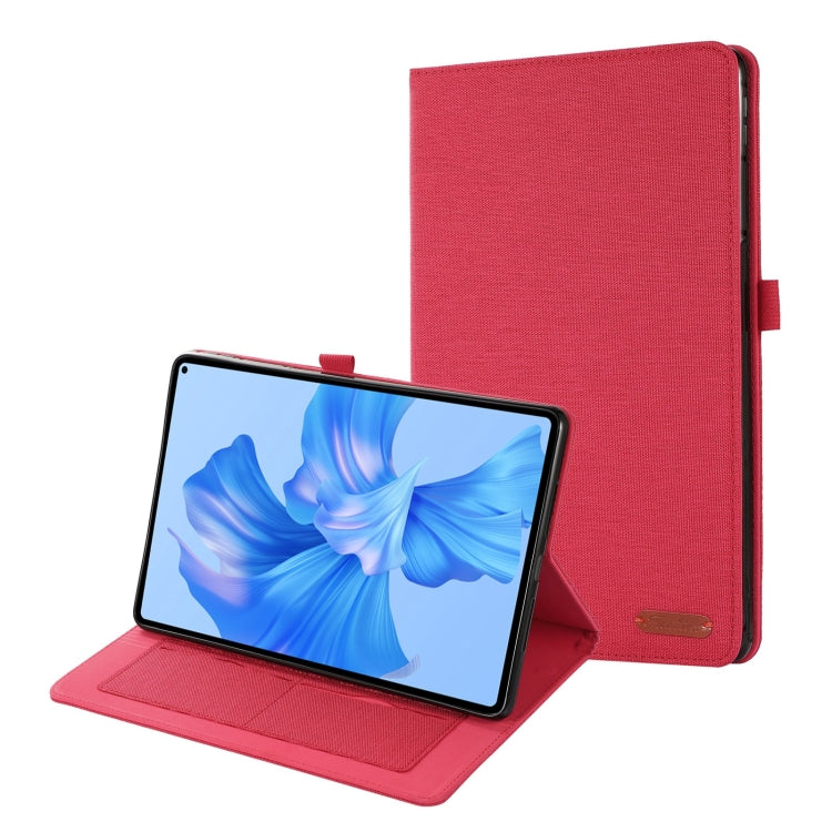 Fabric Texture Horizontal Flip Leather Tablet Case