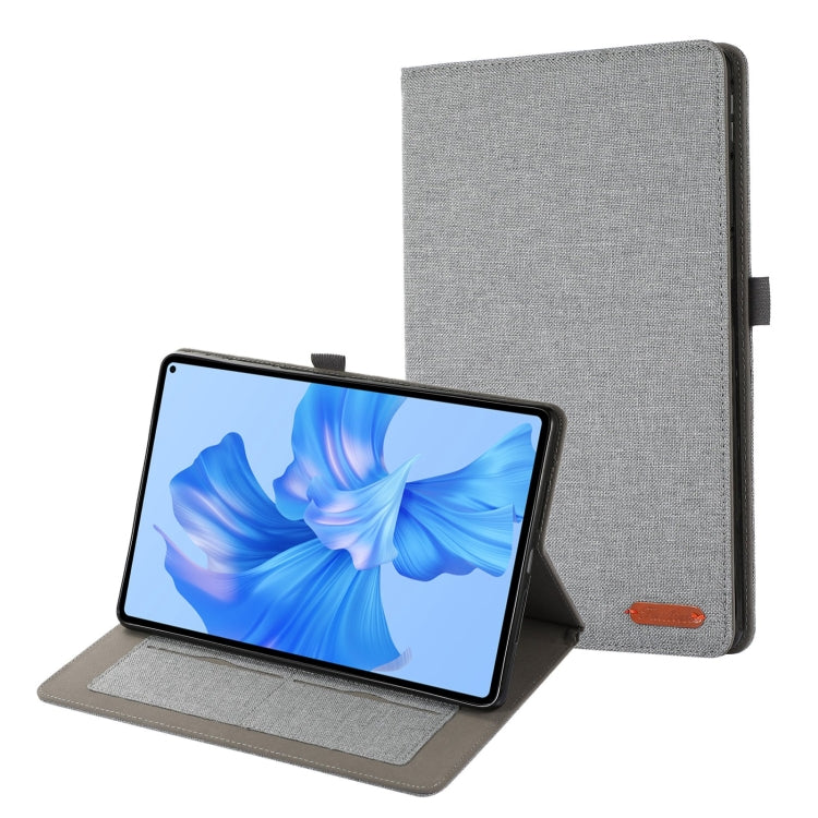 Fabric Texture Horizontal Flip Leather Tablet Case