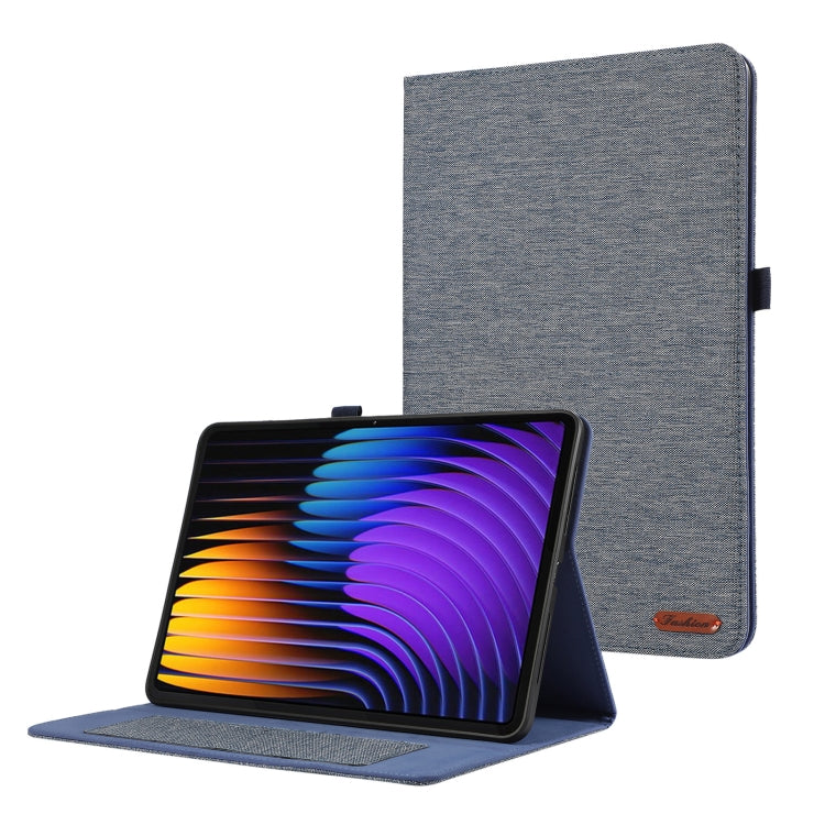 Fabric Texture Horizontal Flip Leather Tablet Case
