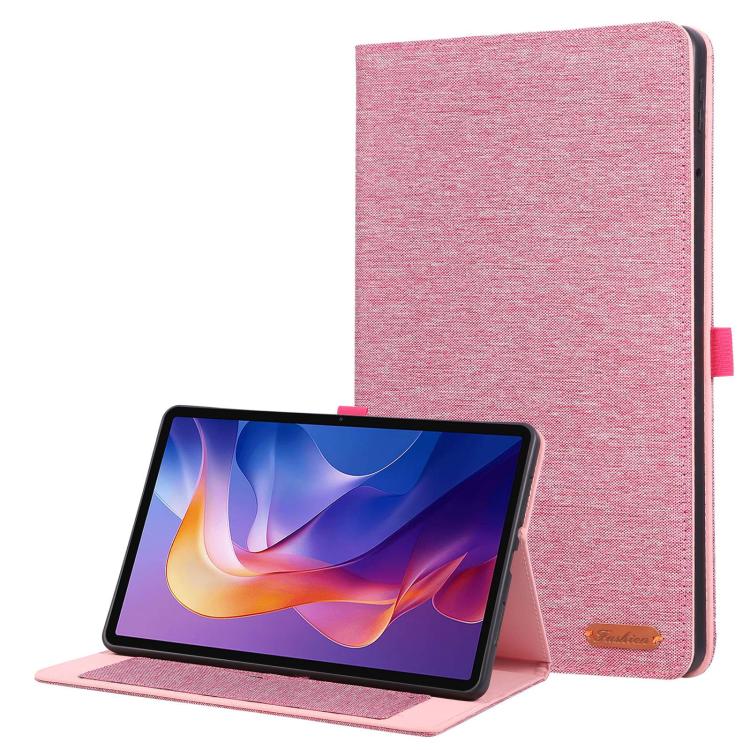 Fabric Texture Horizontal Flip Leather Tablet Case