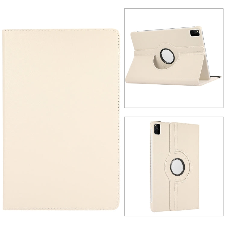 360 Degree Rotation Litchi Texture Leather Tablet Case