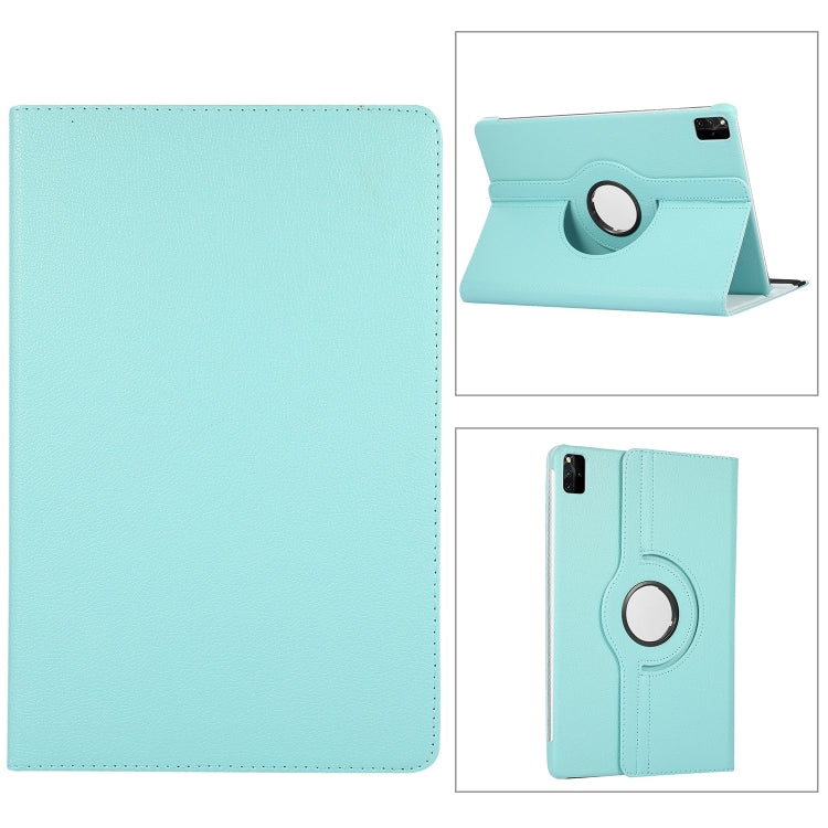 360 Degree Rotation Litchi Texture Leather Tablet Case